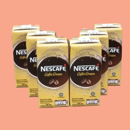 Jual Nescafe Coffee Cream UHT Kopi Siap Minum 180ml [6 kotak] Shopee