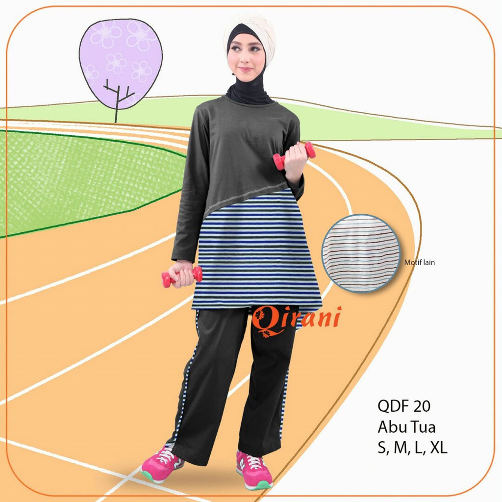 Qirani Fresh QDF 20 (setelan olahraga)