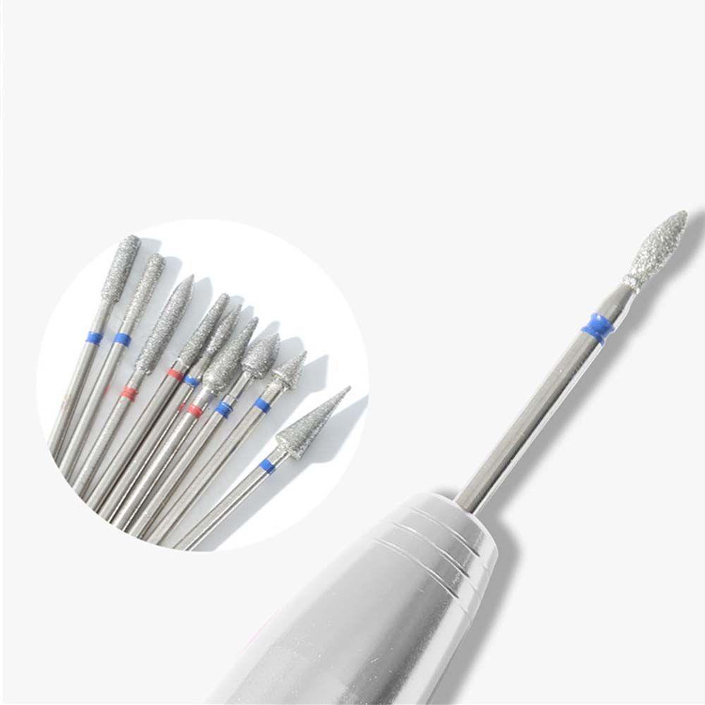 Agustinina Kepala Poles Kuku Kalus Bersih Tahan Lama Alat Pedicure Nail Art Burr Bor Kaki Gerinda Head Nail Files Manicure Drill