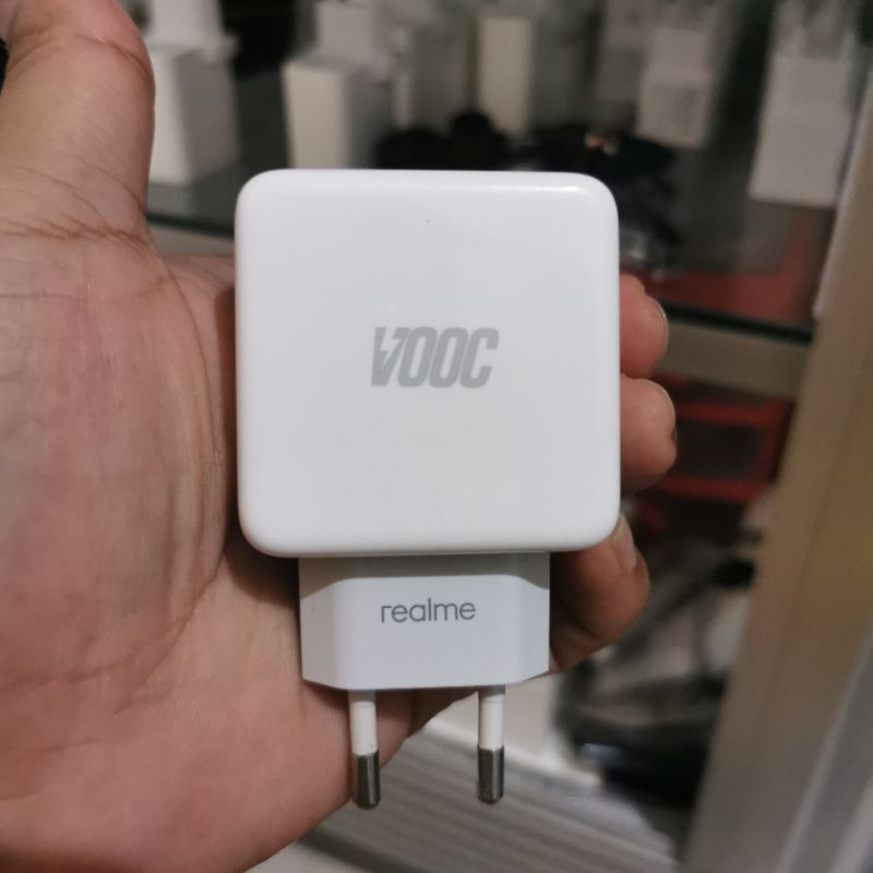 Adapter Charger Realme Vooc Copotan 3pro 5pro XT ( TANPA KABEL ) 20watt bekas Original