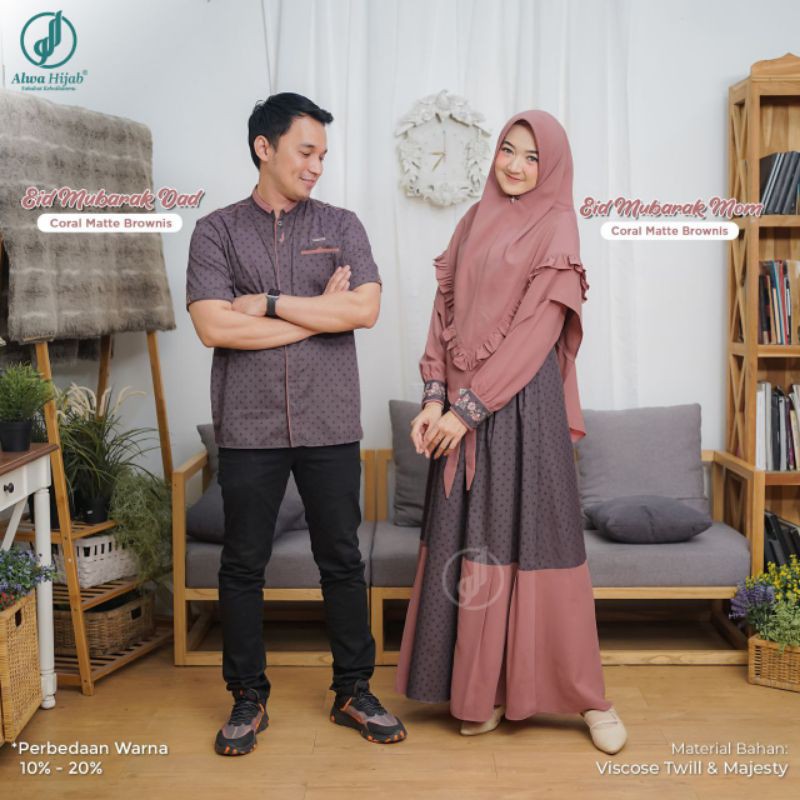 Couple sarimbit eid mubarok alwa hijab