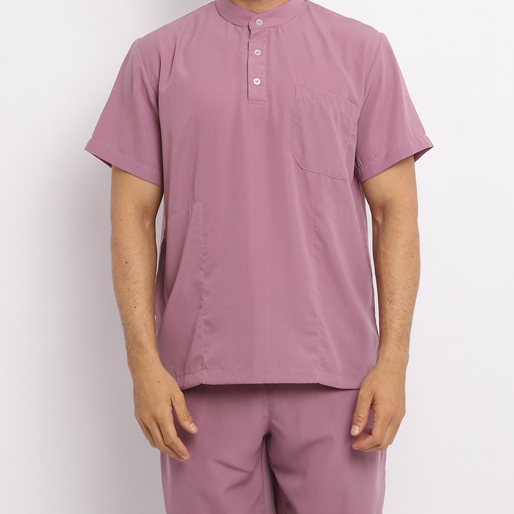 Baju Jaga MSS - ORCHID Scrubs on Call Flowy Lengan Pendek