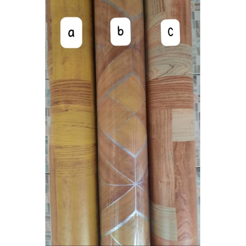 PERLAK LANTAI METERAN MOTIF KAYU / KARPET (LEBAR 120CM)