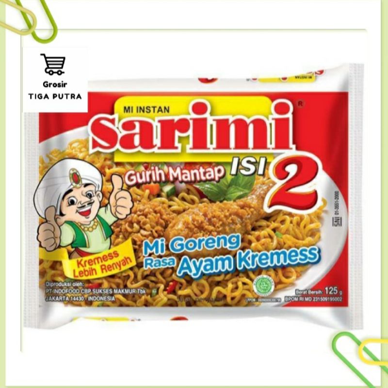 

Sarimi Isi 2 Goreng Rasa Ayam Kremes