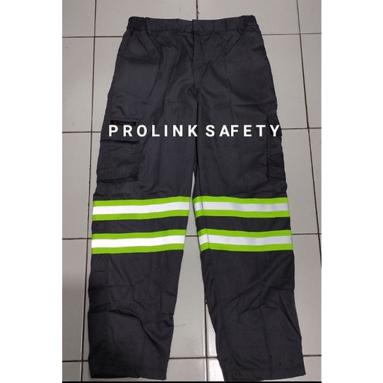 CELANA SAFETY 6 WARNA BAHAN DRILL TEBAL ADEM ADA SAKU SAMPING