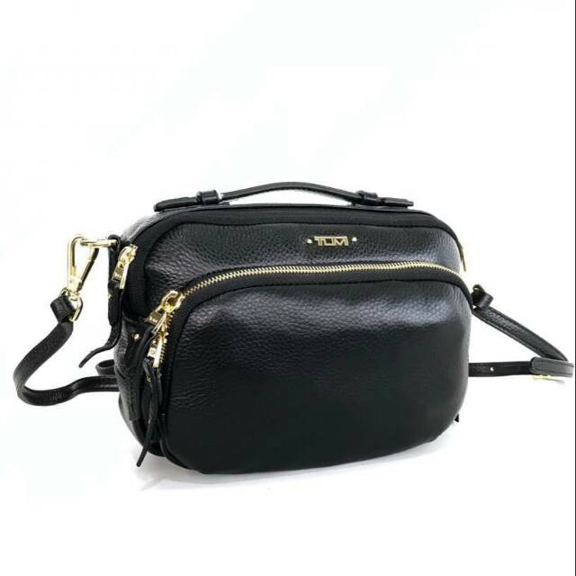 Tumi Luanda Travel Flight Leather tas selempang slingbag original authentic