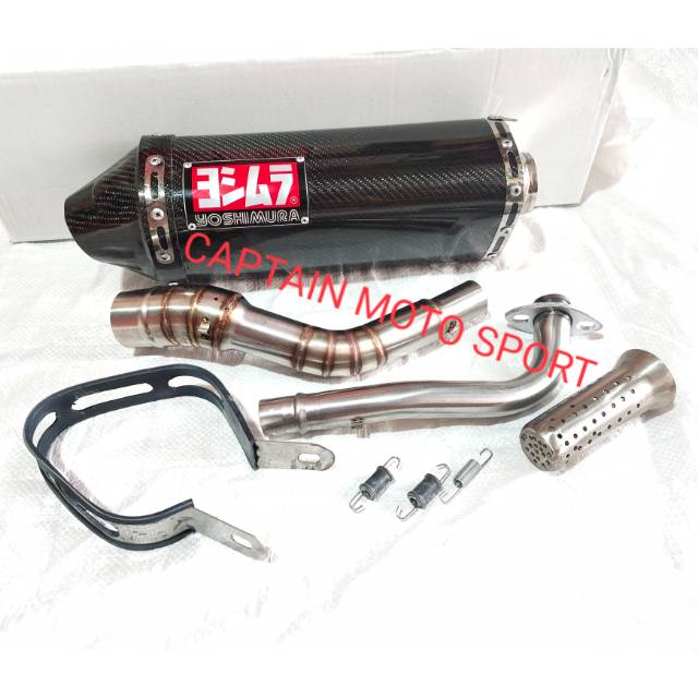 Knalpot racing Yoshimura Thailand yamaha aerox 155 set leheran