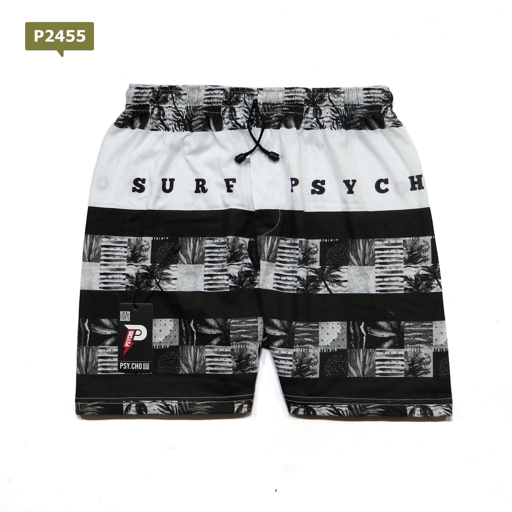 BEST SELLER - BOXER PRIA WANITA CELANA PENDEK GROSIR KOLOR PANTAI-DBM-X37