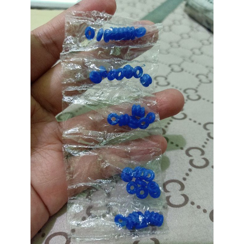 Stoper gelang tali/ Karet pembatas untuk gelang tali 3mm/penyekat