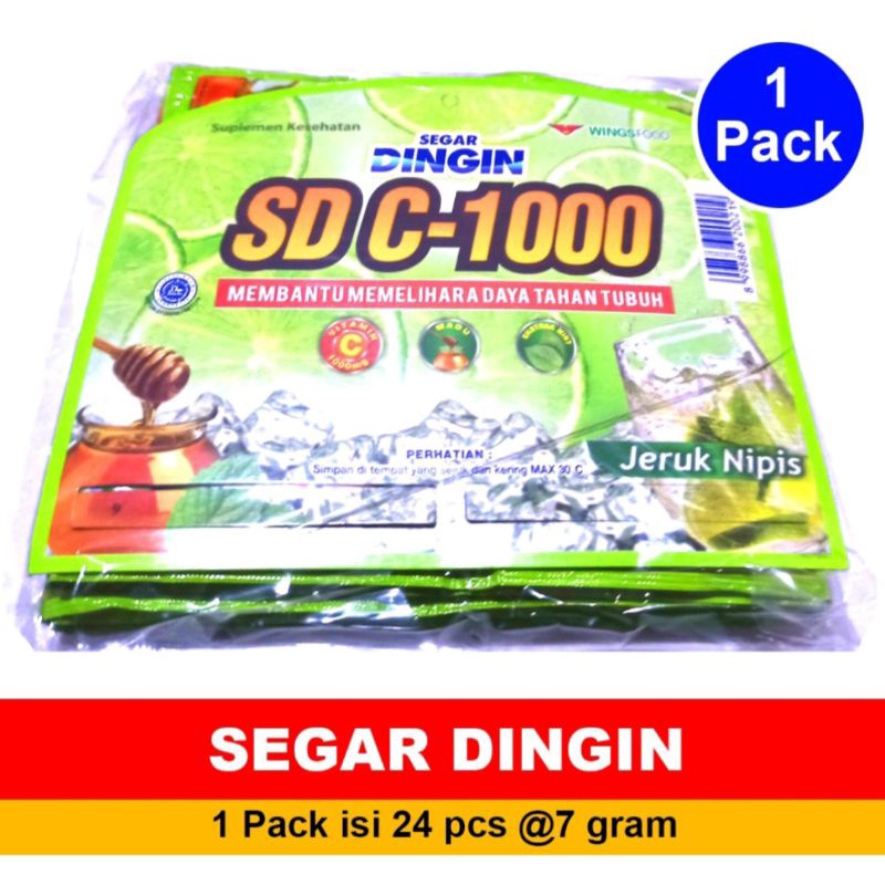 

SEGAR DINGIN C1000 SACHET ISI 24PCS/2 RENTENG