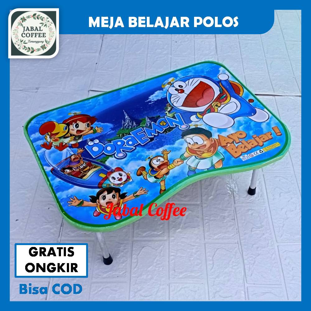 Meja Belajar Lipat Portable Minimalis / Meja Lipat Karakter / Meja Laptop Polos Lucu Menarik