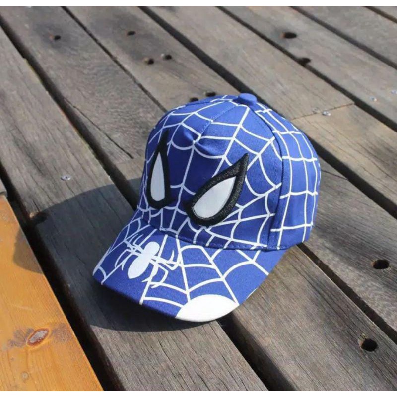 Topi Baseball Anak Laki-Laki Cowok Model Terbaru Karakter Spiderman/Topi bordir SPIDERMAN