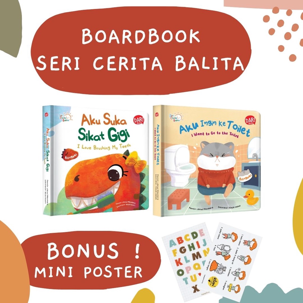 Jual Boardbook Original Mizan / Seri Cerita Balita : Aku Suka Sikat ...