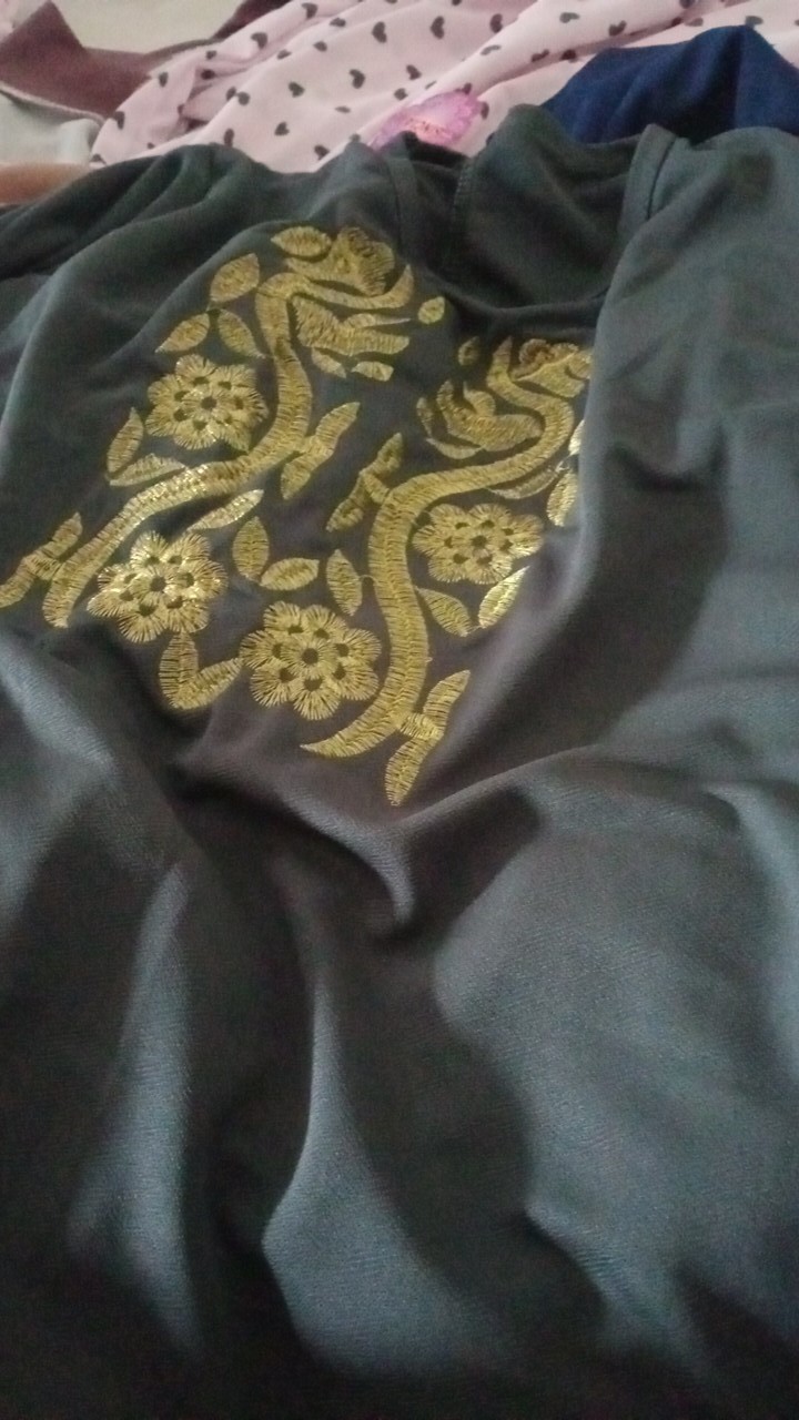 Westylis Gamis Fashion Bordir Batik Mewah ( Real Pick ) Gamis Jumbo Bordir Cantik Premium Xxl