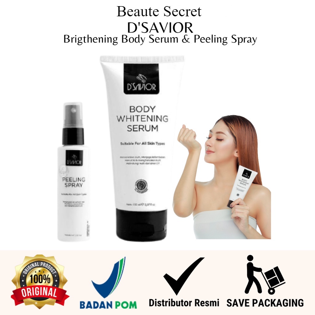 Dsavior Peeling Spray Pemutih Bekas Luka