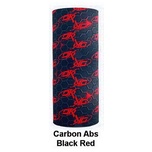 Duraking FACE MASK / BUFF-Carbon ABS Black Red