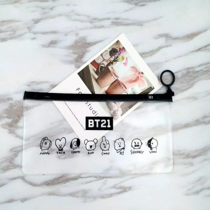 

Bergaransi Ready Stock! Bts Bt21 Matte Pencil Case Hot Sale