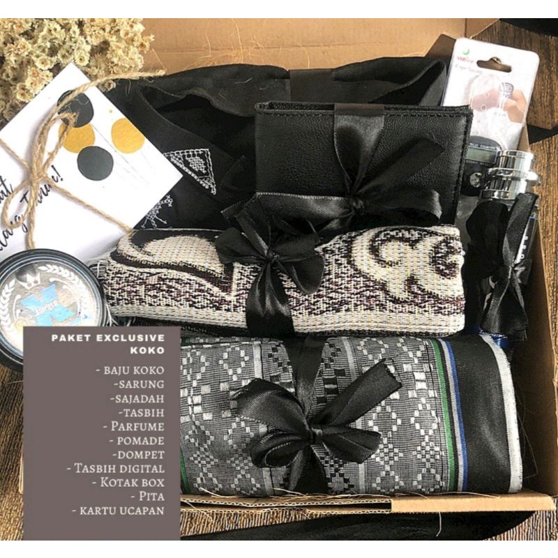 

Hampers kado ulang tahun cowok / Hampers black edition / Kado anniversary