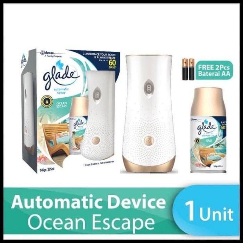 Glade Matic Ocean Escape Refill atau Alat+Refill