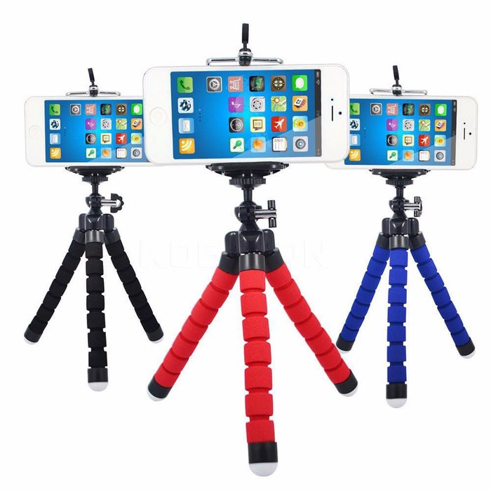 Holder Hp spider/ Gorila Pod Spider  / Gorila Tripod Spider Tripod Mini Lentur Untuk Hp atau Camera