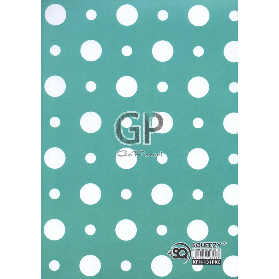 ( 5 Lembar ) KERTAS KADO SQ DOFF - GIFT WRAPPING PAPER POLKADOT COLOUR DOT PINK BLUE PURPLE ONDE POLKA