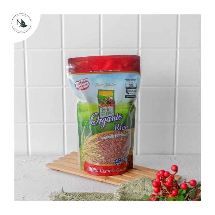 

Puregreen Organic Red Rice 1kg