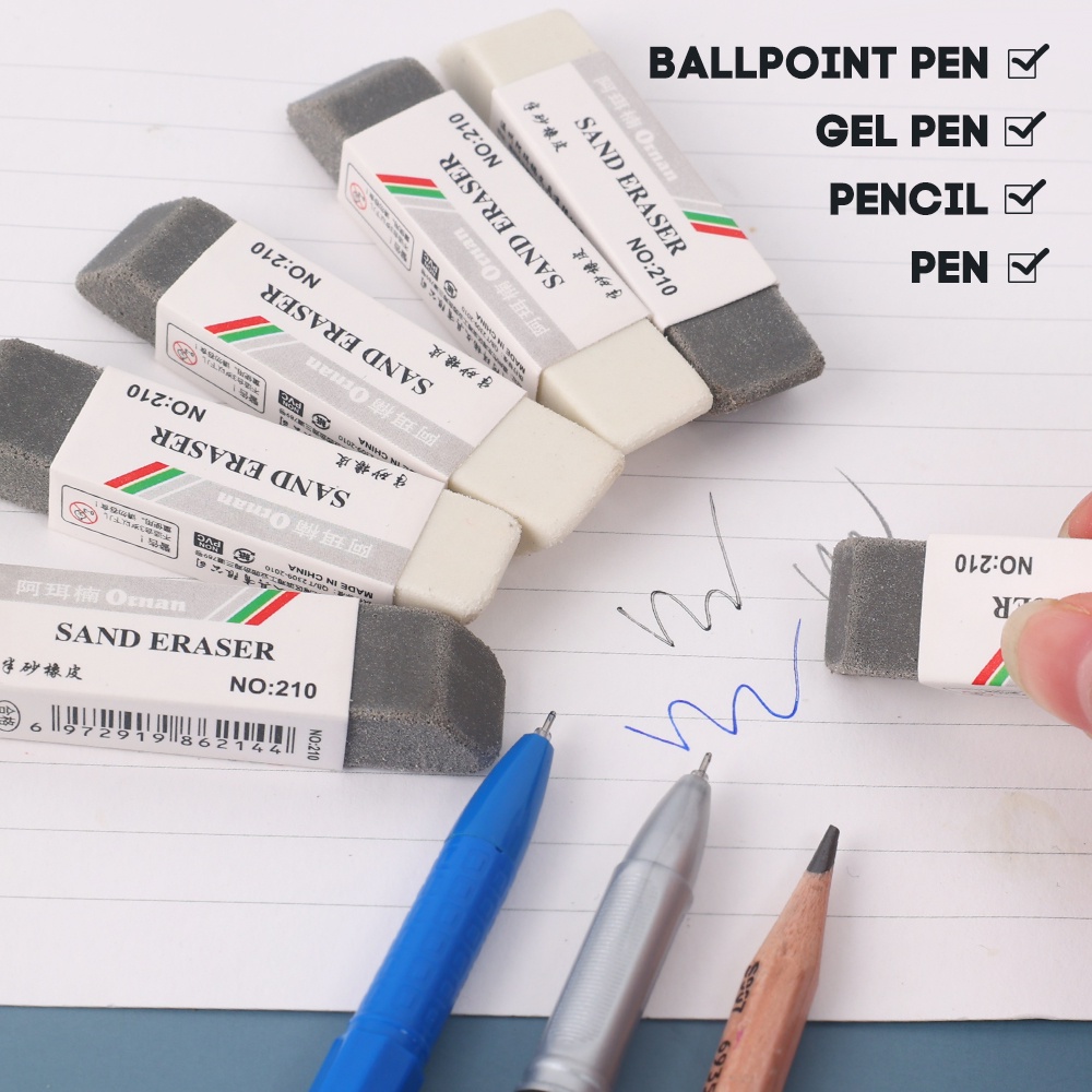 OFF-WHITE 2in1 Pen Gel Penghapus / Penghapus Mini Multifungsi Portable Untuk Stationery Pelajar