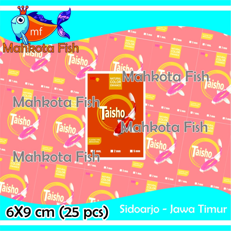 Stiker Repack TAISHO KOI | Stiker Taisho Koi