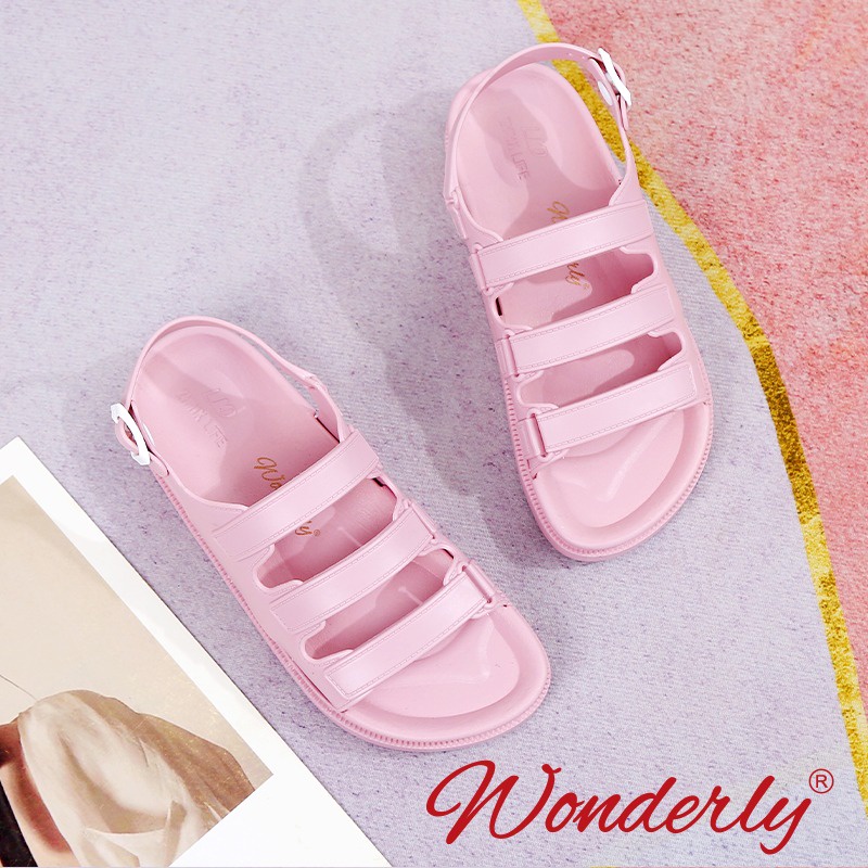 Sepatu Sendal Selop Karet Jelly Wanita Wonderly | Sandal Tali Jelly Cewek l 1962-WL2