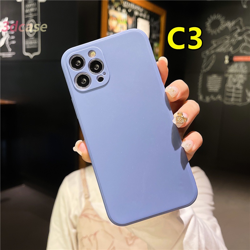 Xiaomi Redmi POCO C3 X3 NFC X3 PRO M3 Redmi 9 9C NFC 9A 9i 9T 9AT 9 PRO Power 10X POCO M2 PRO Redmi Note 9 8 10 10S 9 PRO MAX 9S A7 A5S A15 VIVO Y12 Y20 Silicone Tpu Flexible Case With Solid Colors  Straight Cube Soft TPU Case