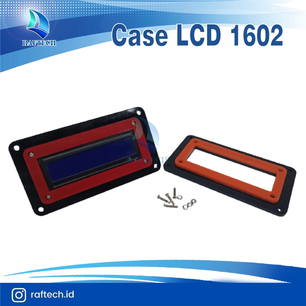 1602 16 X 2 LCD FRAME AKRILIK CASE LCD V2