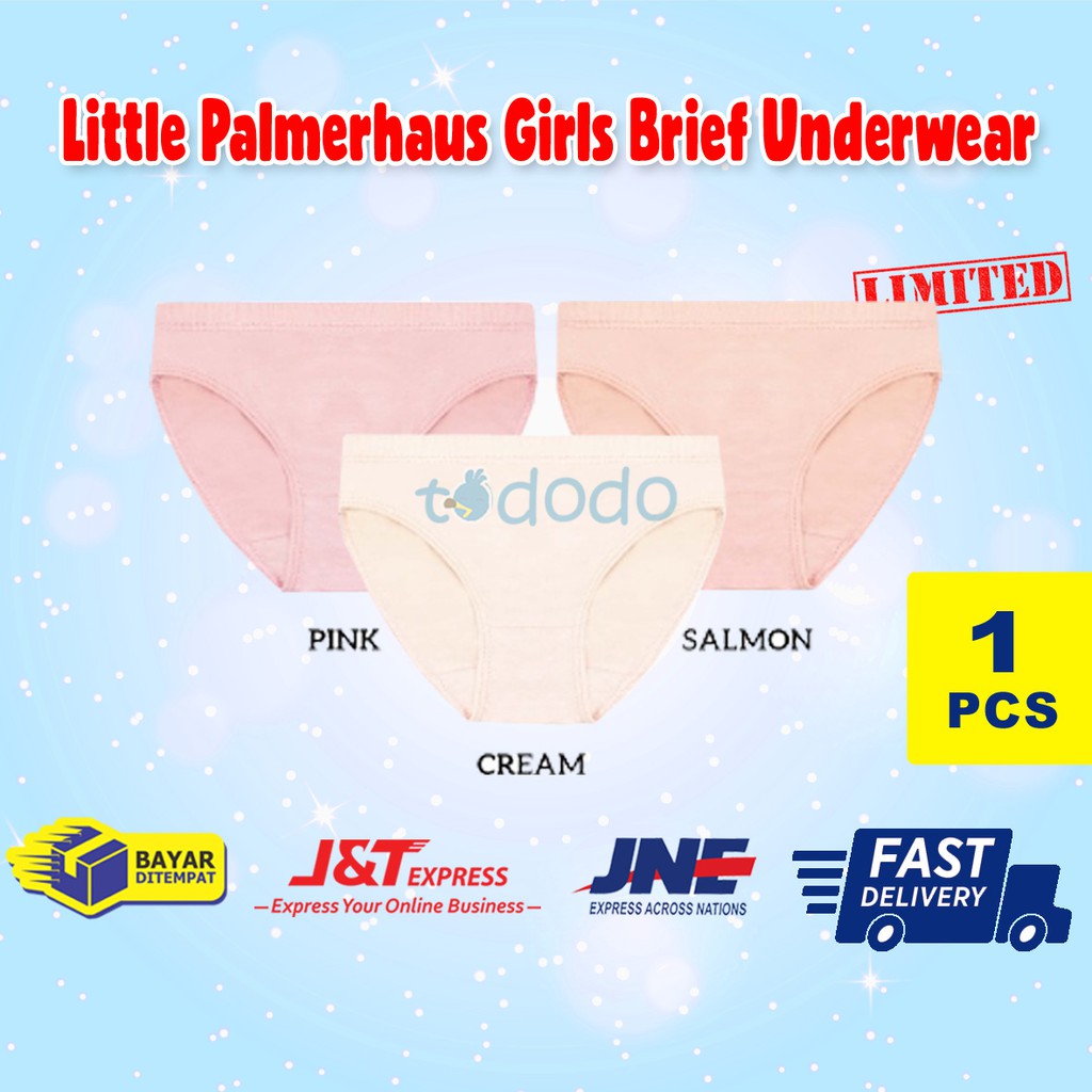 Celana Dalam Anak Perempuan CD 2-7 Tahun Little Palmerhaus Girls Brief Underwear