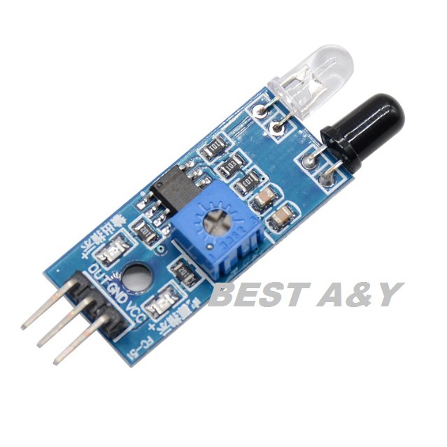 Sensor Inframerah IR Infrared Obstacle Avoidance Sensor Module for Arduino Smart Car Robot rintangan