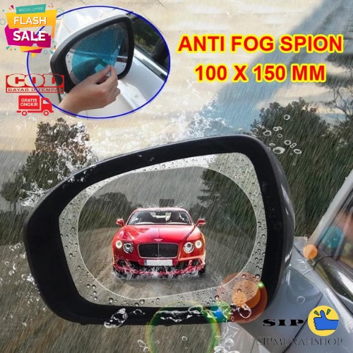 Stiker Pelindung Kaca Spion Kendaraan Anti embun Anti kabut Anti air Waterspot 2 Pcs Original