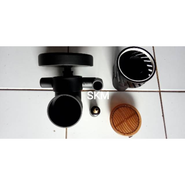 bottom drain dan skimmer 1set. kolam koi