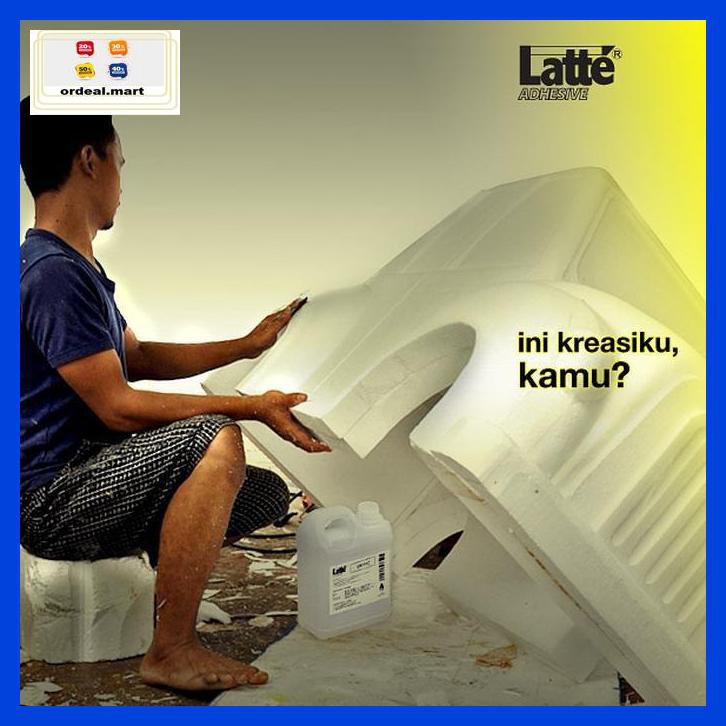 

6Rtiut7- Jual Lem Styrofoam Gabus Latte Unitac 1Liter 5Ea5W5-