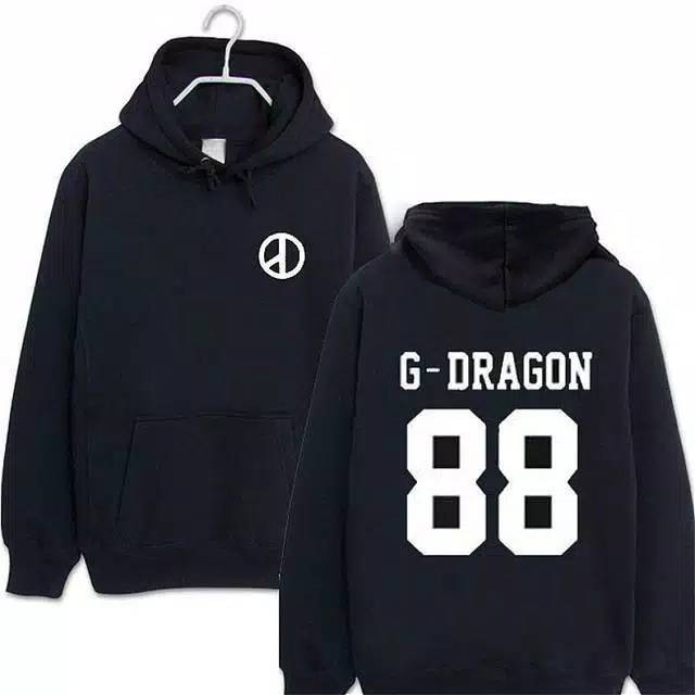 [BAYAR DITEMPAT] Hoodie Sweater KPOP KOREA G DRAGON Size M - XXL