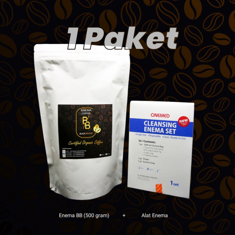 

PAKET Enema Kopi 500 gram & Alat Enema BB Coffee Enema