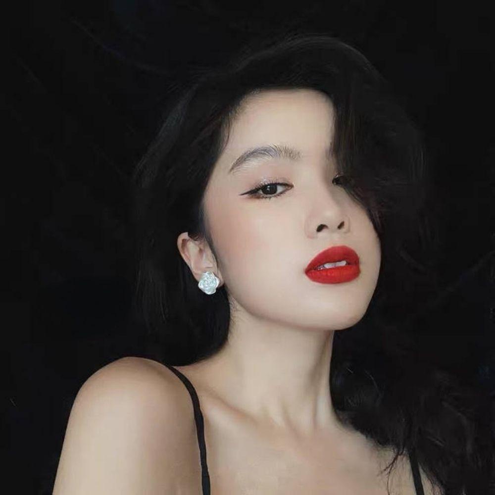 Mxbeauty Anting Pejantan Asimetris Wanita Chic Desain Rasa Hadiah Indah Temperamen Gaya Korea