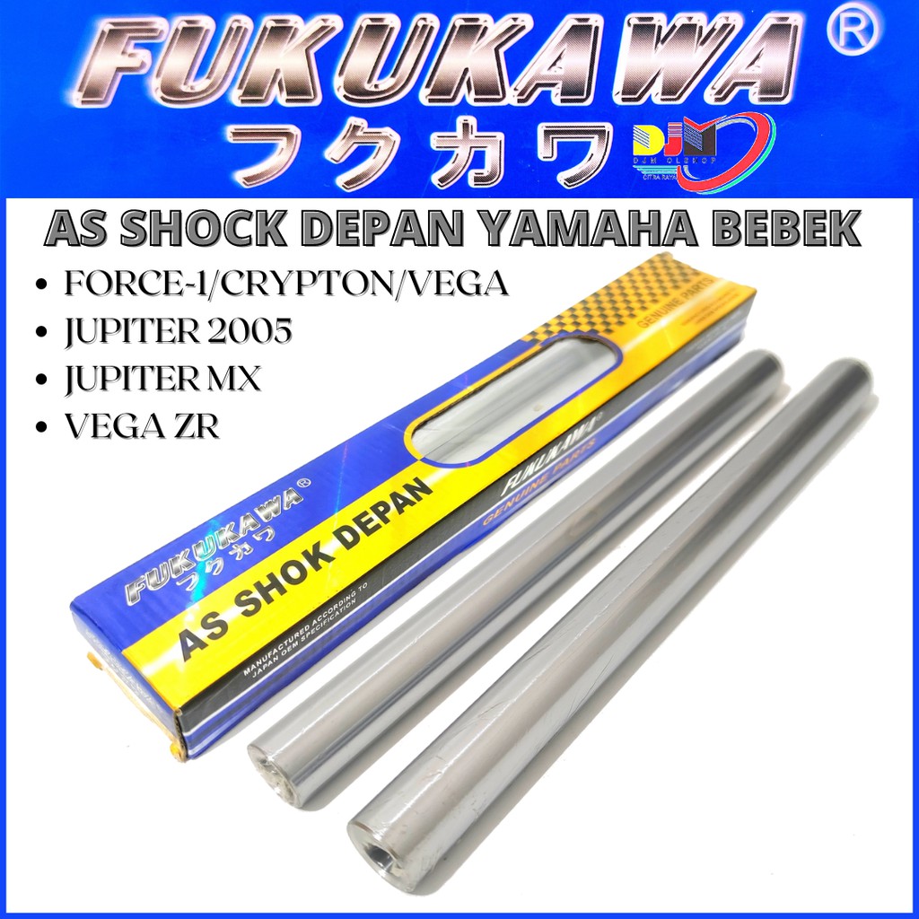 As Shock Depan Fukukawa Yamaha Bebek Force-1, Jupiter, Jup- MX, Vega R New, Vega ZR 2pc