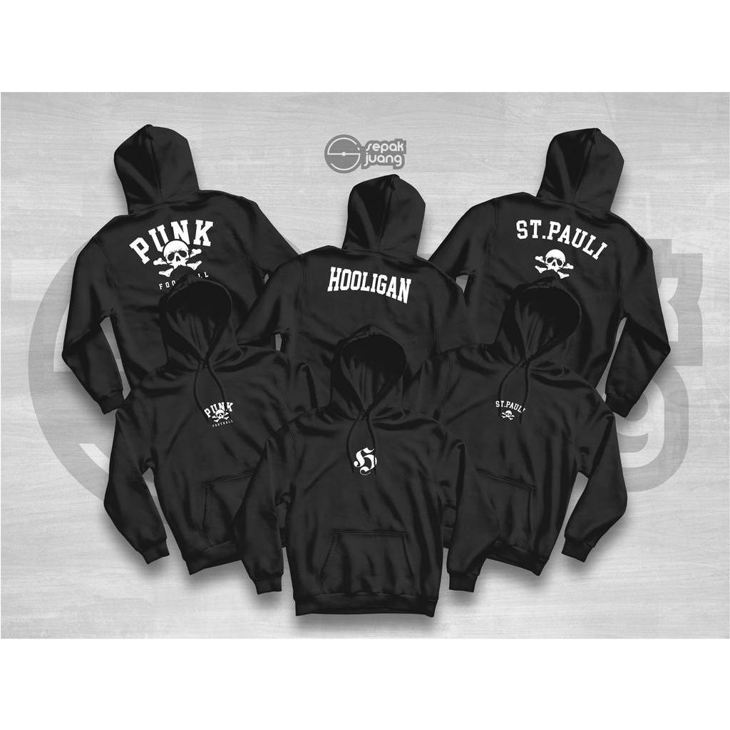 Hoodie Jumper Hooligan, Punk Football, ST. Pauli / JK DX-06