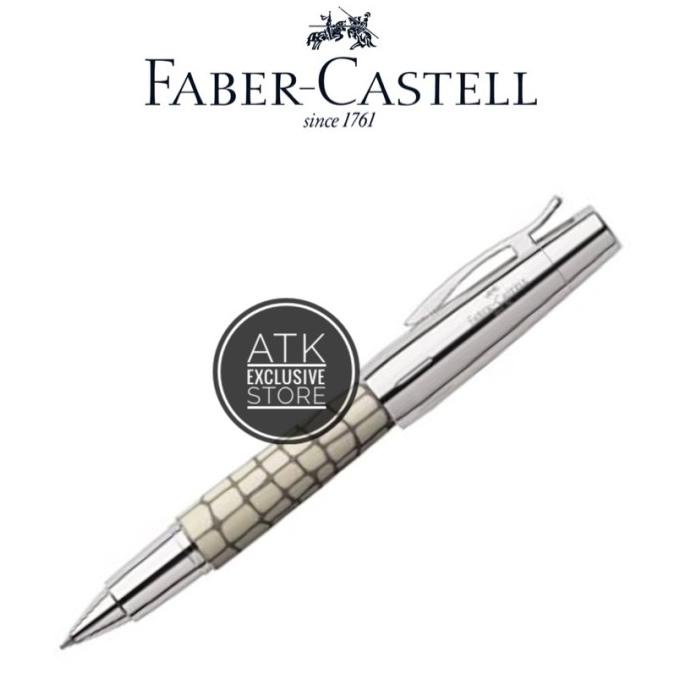 

FABER CASTELL EMOTION CROCO IVORY ROLLERBALL ---Terbaru---