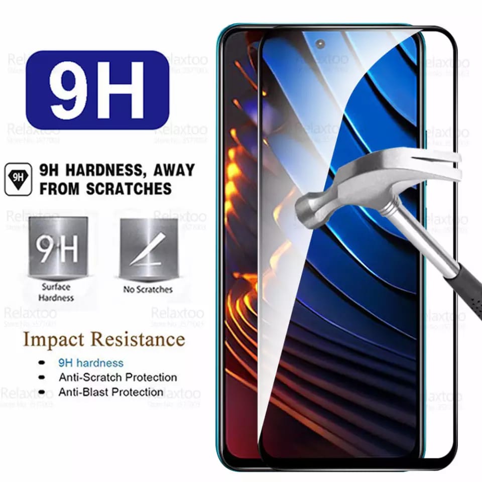 PROMO Tempered Glass XIAOMI POCO X3 GT Full Layar Screen Guard Protector Antigores Kaca