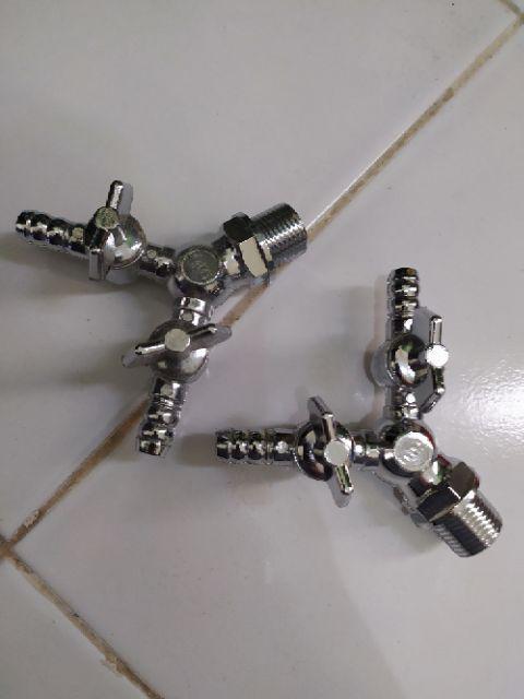 Kran Gas Lpg Angin Sata Double High Quality