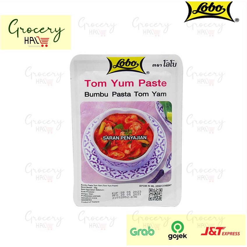 

LOBO TOM YUM PASTE 30 GRAM - Bumbu Tom Yum Thailand Instant