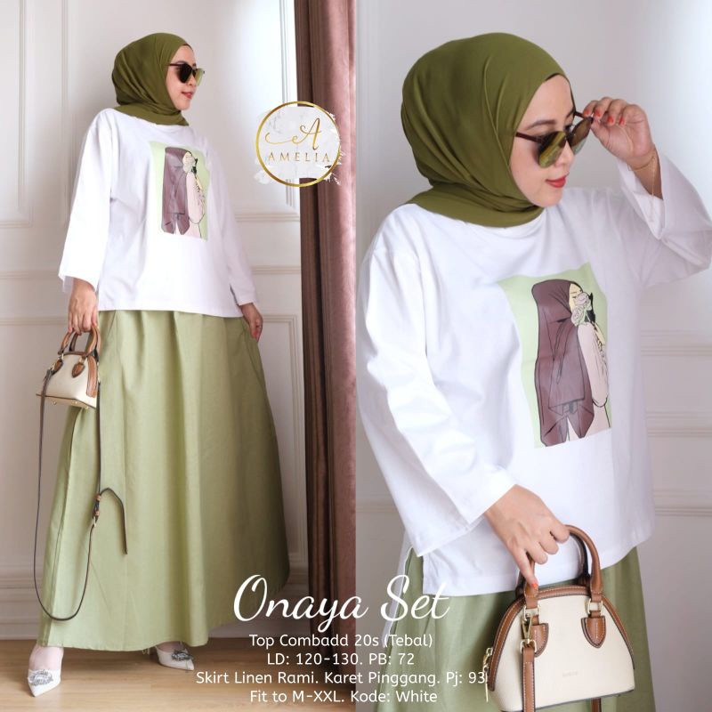 (NEW)SETELAN WANITA OOTD/'ONAYA//TAYLOR /GARDEN /SPACE#2/MALIKA/ARMIR/CARLY/FITRI/NOVEL NAVIER-WINTER-MARLINDA  BY AMELIA