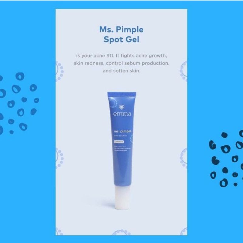 Emina Ms Pimle Acne Solution Spot Gel 15ml