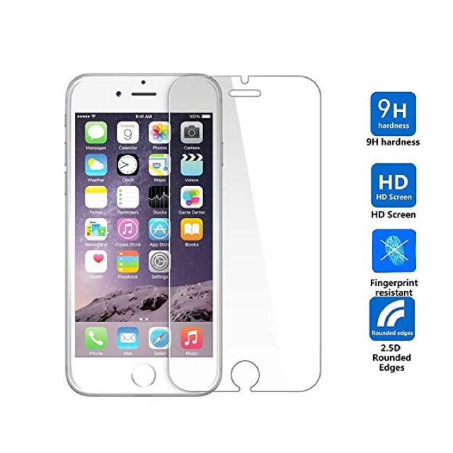 iPhone Kaca Tempered 11 X XS MAX XR 8 7 6 6 S DITAMBAH Pelindung Layar (Ready Stock) AG MATTE HD 10D 9D UNGU BLU-RAY NANO-3