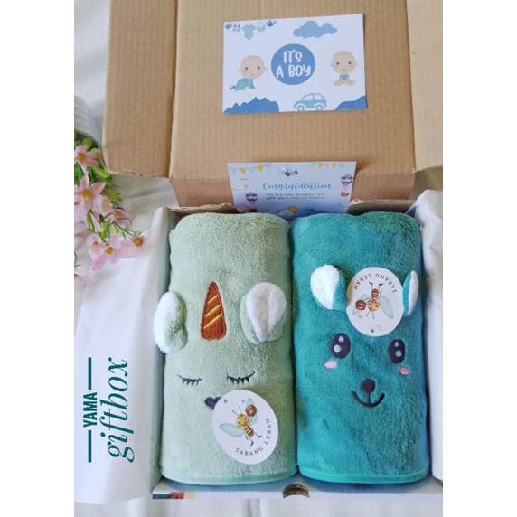 YAMA GIFTBOX hampers handuk bayi kado kelahiran