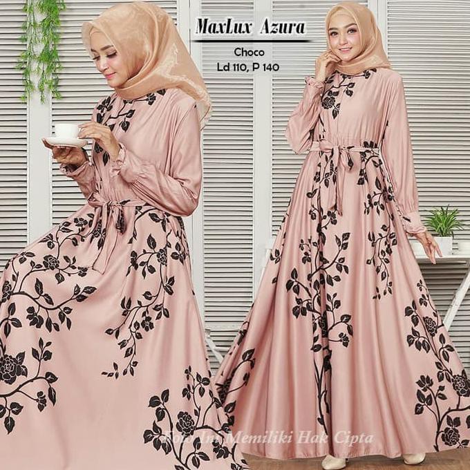 BAJU GAMIS SYARI SYARII MUSLIM AZURA CHOCHO MAXMARA PREMIUM